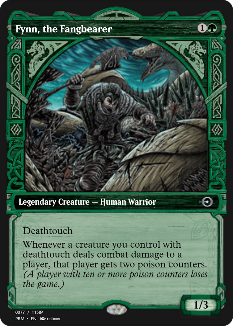 Fynn, the Fangbearer (PRM-88354) - Magic Online Promos