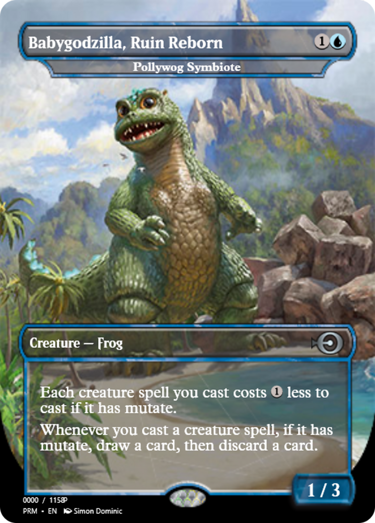 Pollywog Symbiote (PRM-80931) - Magic Online Promos / Babygodzilla, Ruin Reborn
