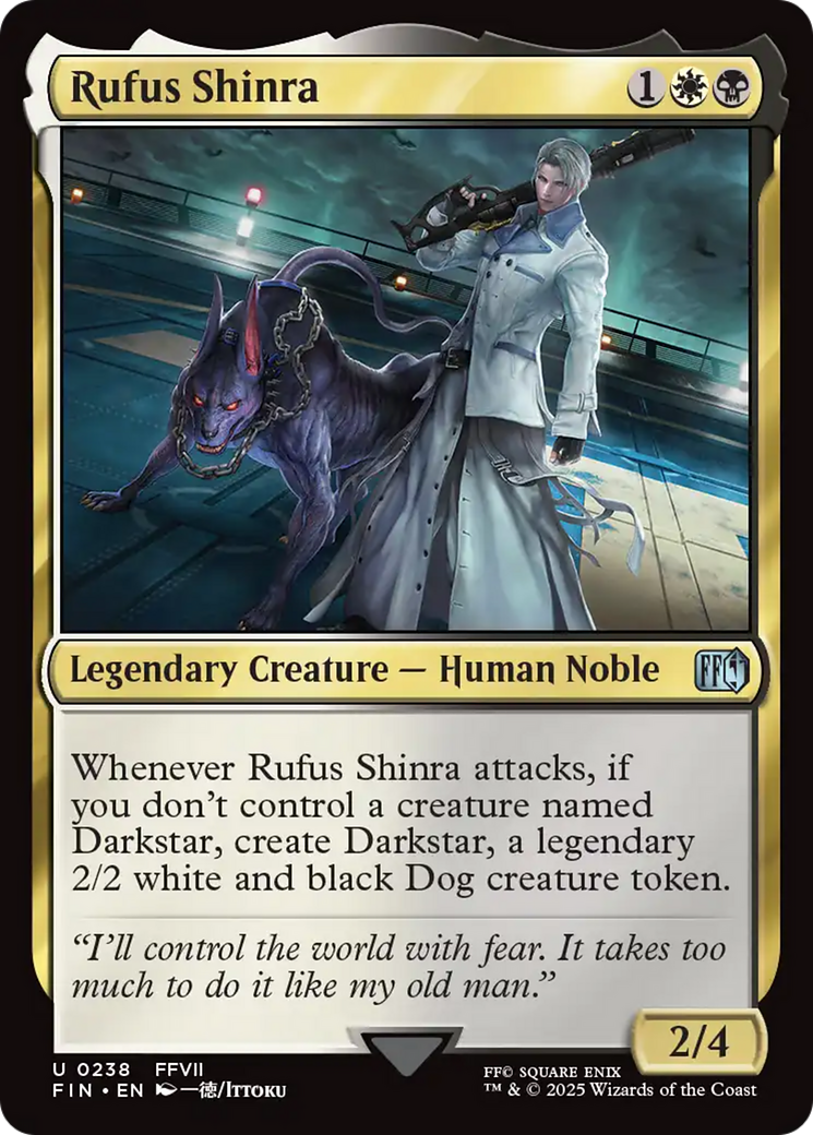 Rufus Shinra (FIN-238) - FINAL FANTASY Foil