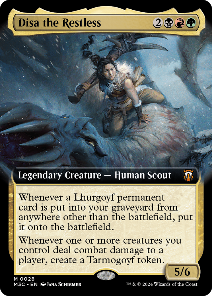 Disa the Restless (Extended Art) (M3C-028) - Modern Horizons 3 Commander: (Extended Art)