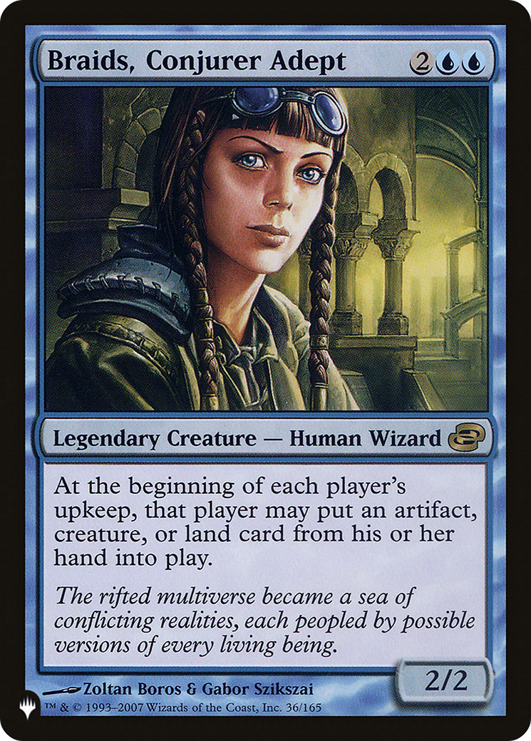 Braids, Conjurer Adept (LIST-PLC-36) - The List