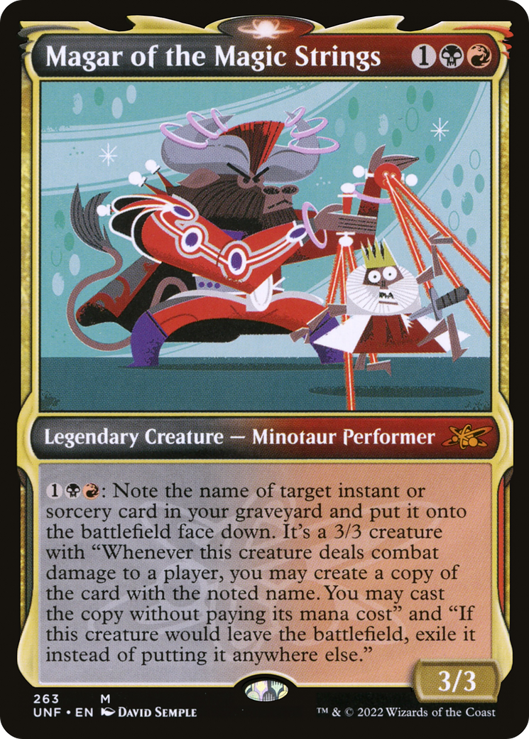 Magar of the Magic Strings (Showcase) (UNF-263) - Unfinity: (Showcase)