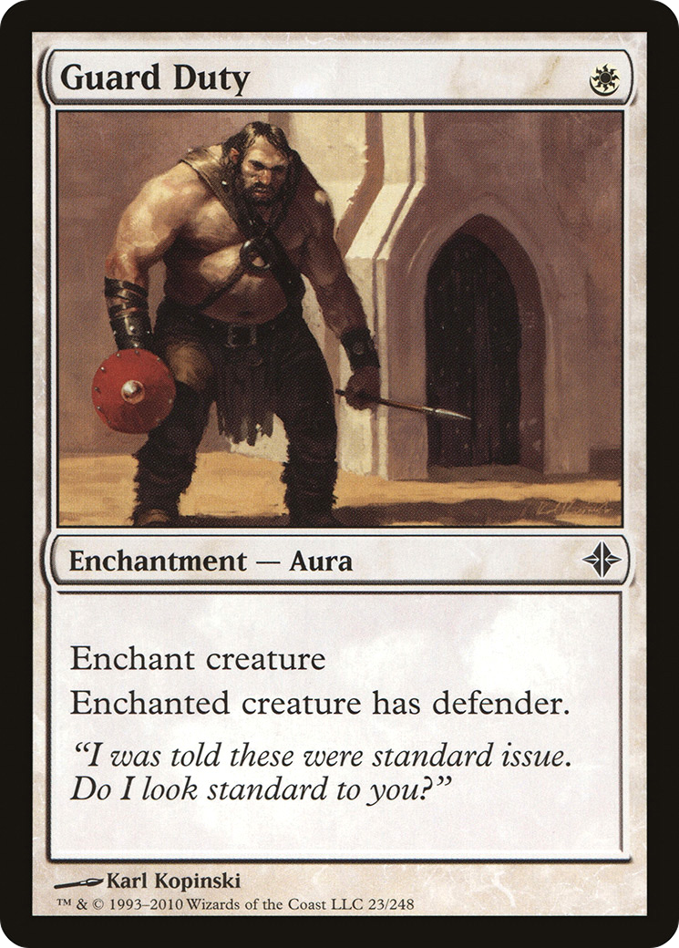Guard Duty (ROE-023) - Rise of the Eldrazi Foil
