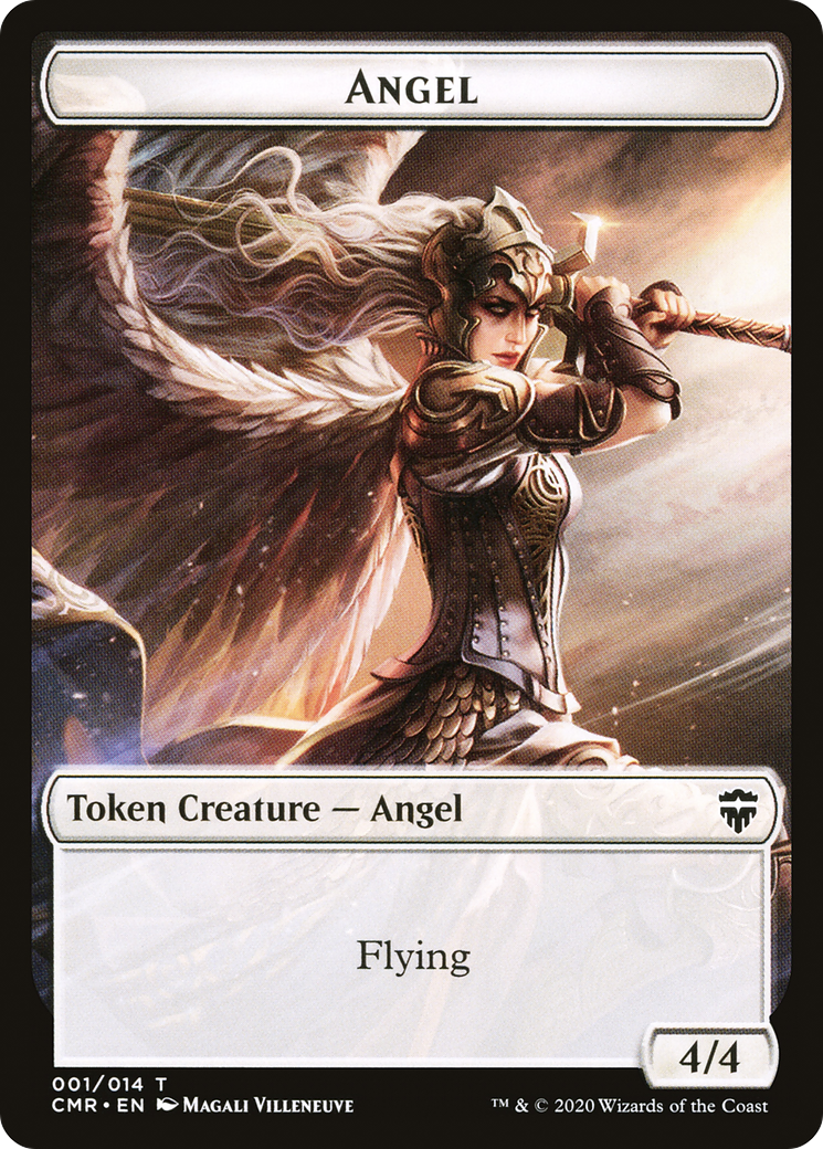Angel Token (CMR-001) - Commander Legends Tokens Foil