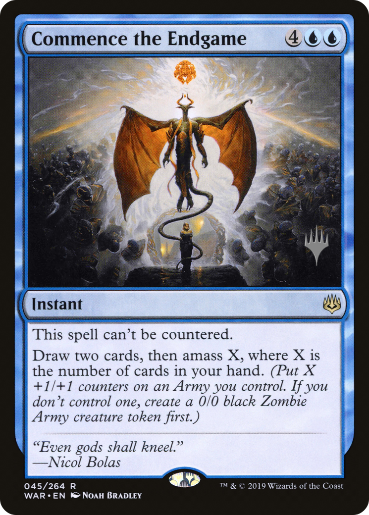 Commence the Endgame (PPELD-45P) - War of the Spark Promos