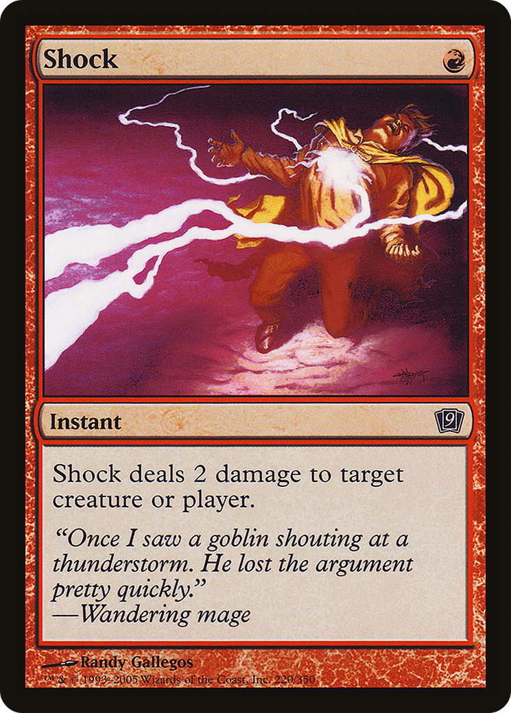 Shock (9ED-220★) - Ninth Edition Foil