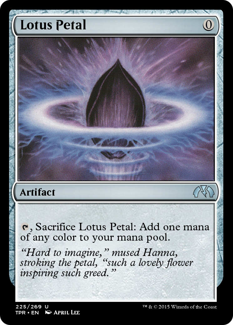 Lotus Petal (TPR-225) - Tempest Remastered Foil