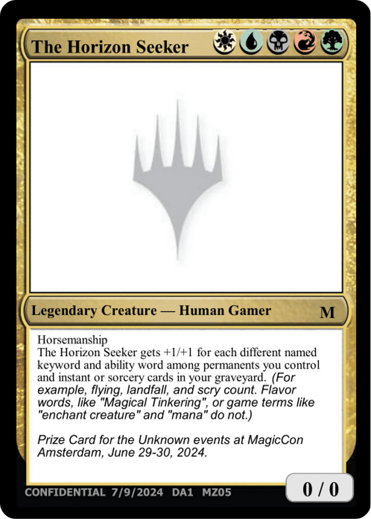 The Horizon Seeker (UNK-MZ05) - Unknown Event