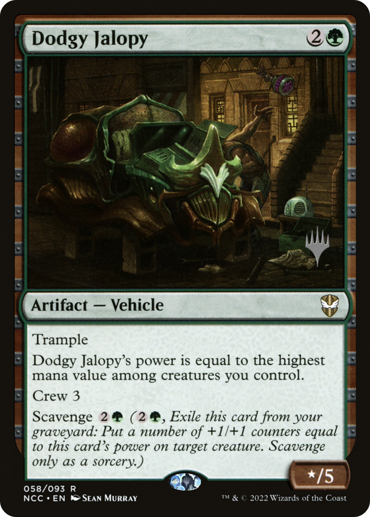 Dodgy Jalopy (PPSNC-58P) - New Capenna Commander Promos Foil