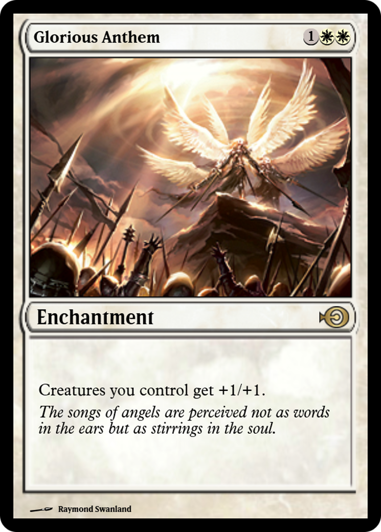 Glorious Anthem (PRM-35110) - Magic Online Promos Foil