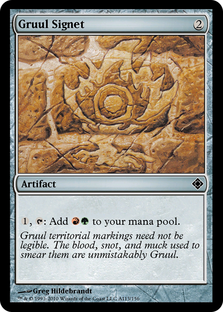 Gruul Signet (TD0-A113) - Magic Online Theme Decks