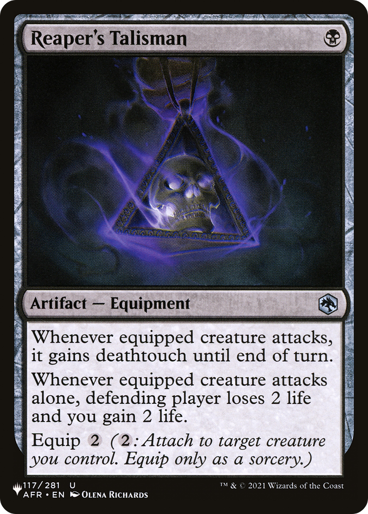 Reaper's Talisman (LIST-117/281) - The List