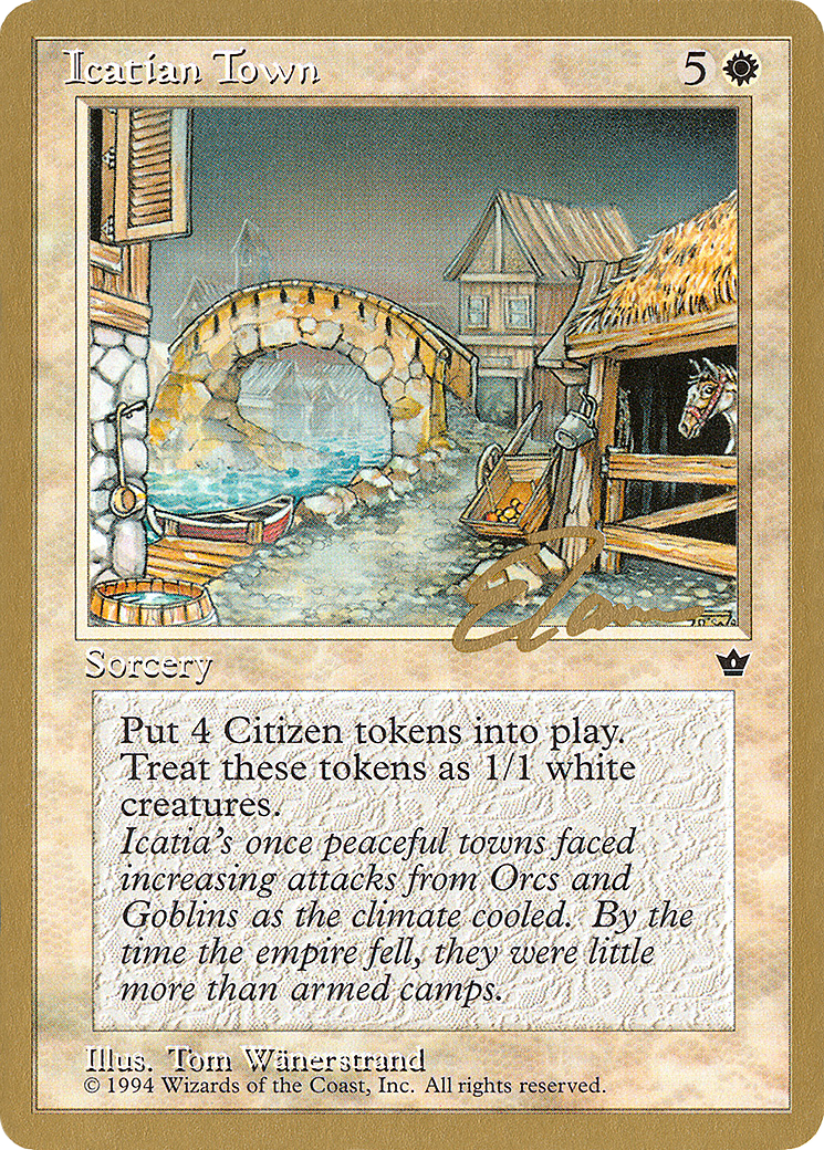 Icatian Town - 1996 Eric Tam (FEM) (WCD-ET15) - Pro Tour Collector Set