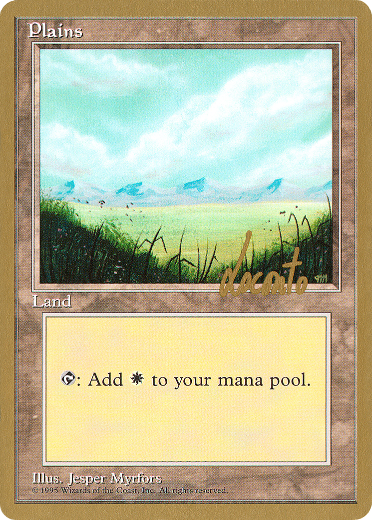 Plains (C) - 1996 Michael Loconto (4ED) (WCD-ML366) - Pro Tour Collector Set