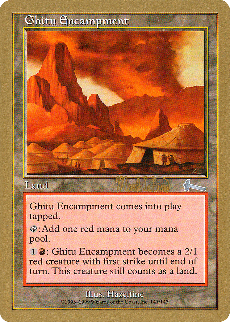 Ghitu Encampment - 1999 Mark Le Pine (ULG) (WCD-MLP141) - World Championship Decks 1999