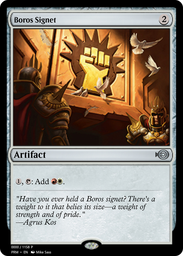 Boros Signet (PRM-62393) - Magic Online Promos Foil