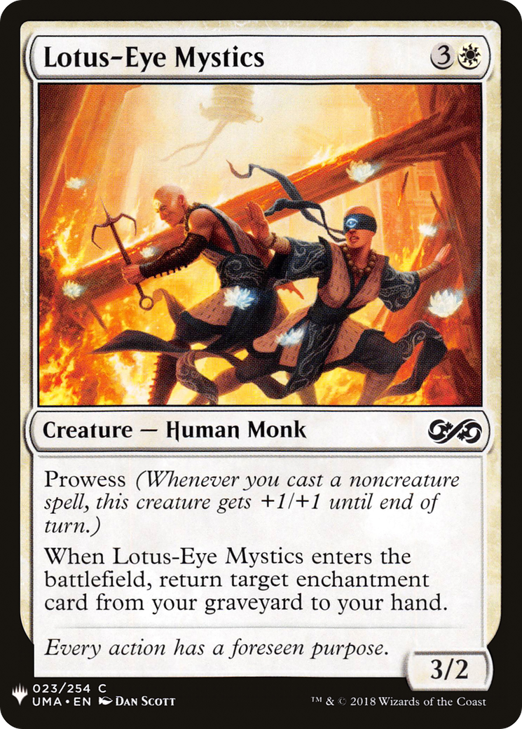 Lotus-Eye Mystics (LIST-UMA-23) - The List