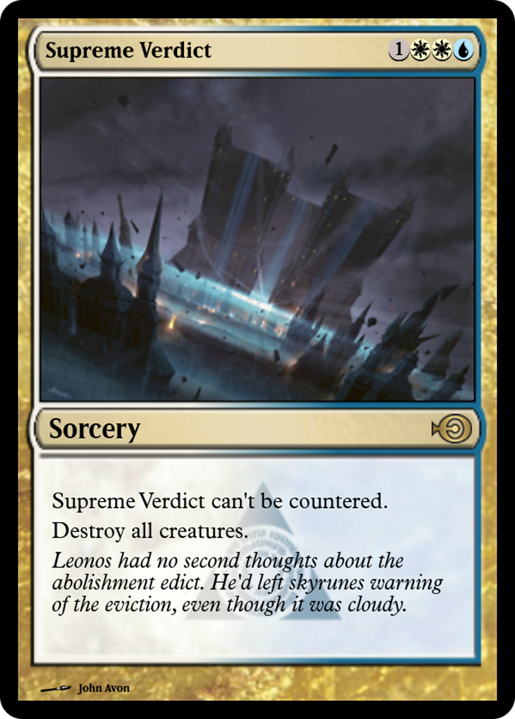 Supreme Verdict (PRM-46879) - Magic Online Promos Foil