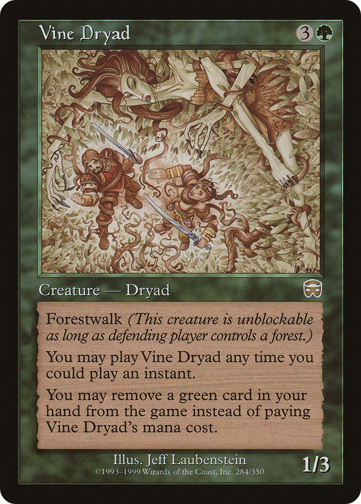 Vine Dryad (MMQ-284) - Mercadian Masques