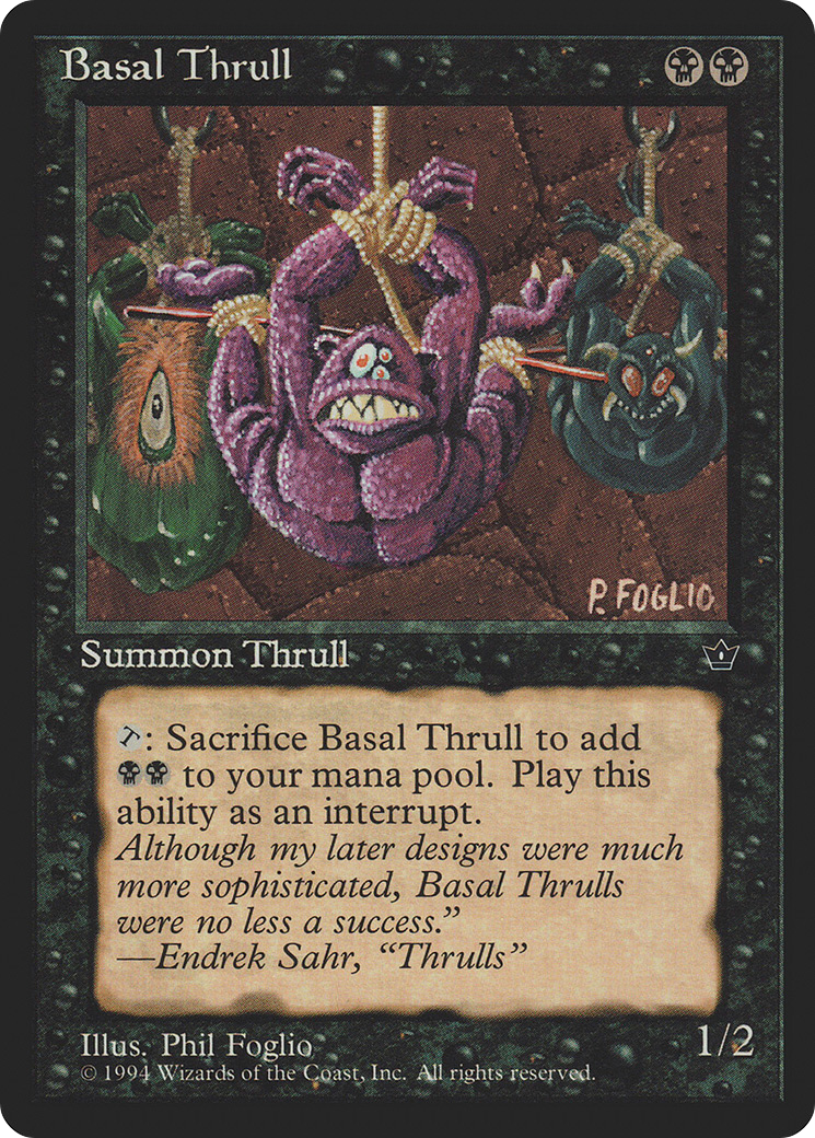 Basal Thrull (P. Foglio) (FEM-34B) - Fallen Empires
