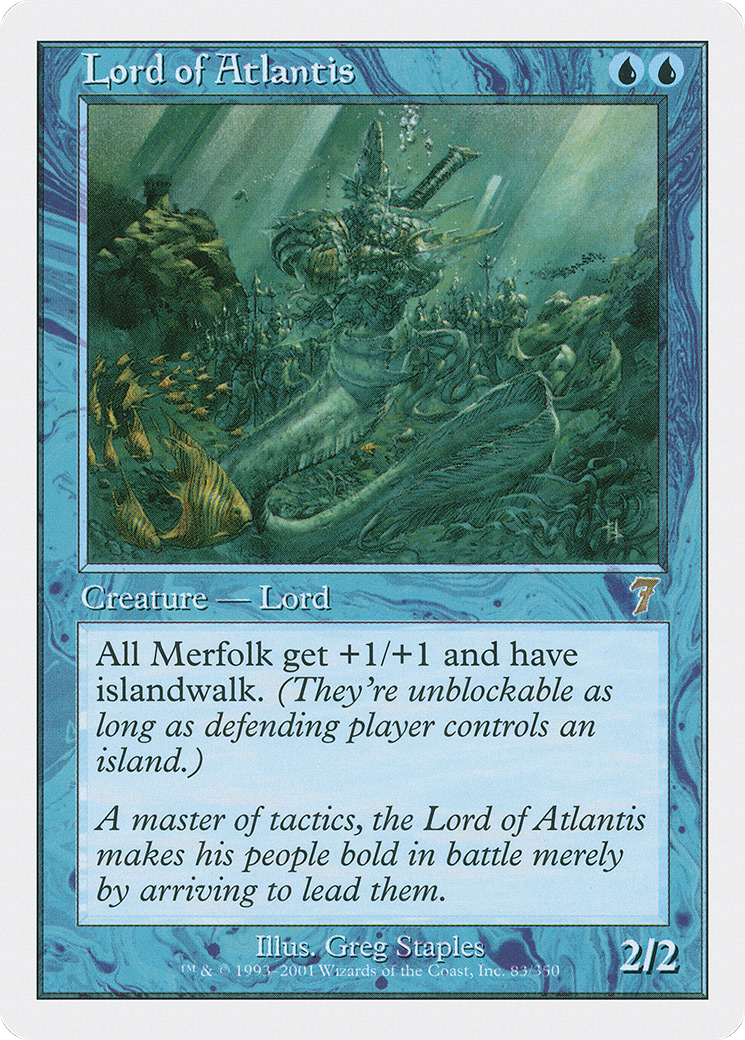 Lord of Atlantis (7ED-083) - Seventh Edition