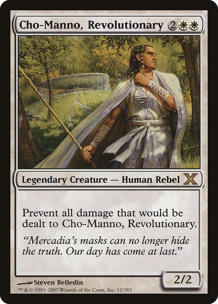 Cho-Manno, Revolutionary (10E-012) - Tenth Edition