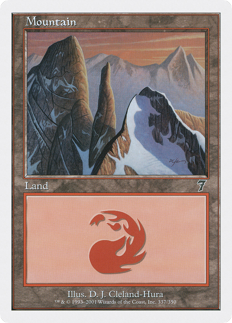 Mountain (337) (7ED-337) - Seventh Edition