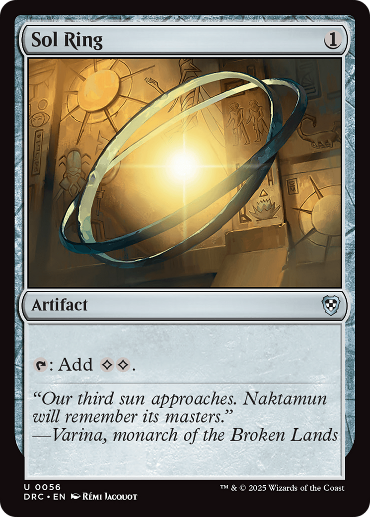 Sol Ring (DRC-056) - Commander: Aetherdrift