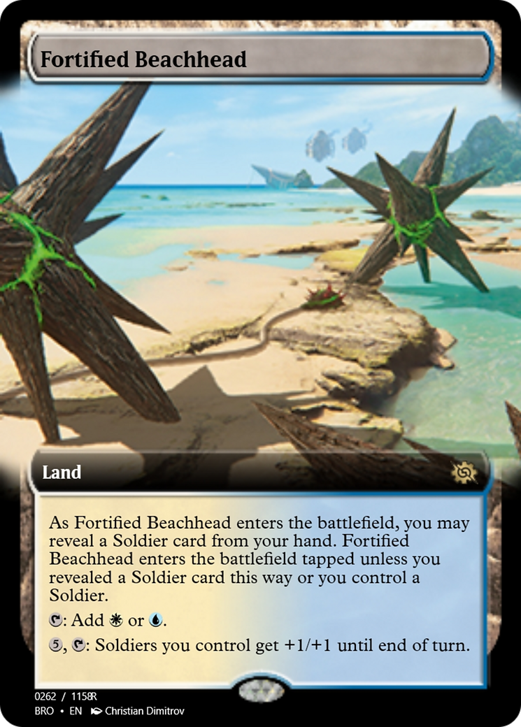 Fortified Beachhead (PRM-105874) - Magic Online Promos Foil