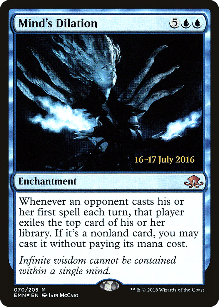 Mind's Dilation (PRE-070) - Eldritch Moon Promos Foil