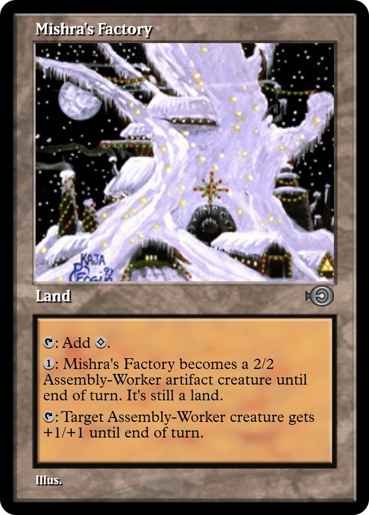 Mishra's Factory (PRM-221) - Magic Online Promos Foil