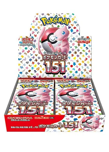 Japanese Pokemon: 151 Set SV2a - Booster Box Double Sleeved Japanese Pokemon: 151 Set SV2a - Booster Box Double Sleeved