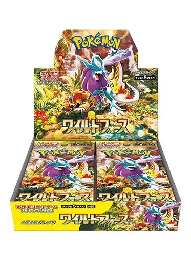 Japanese Pokemon: Wild Force / Cyber Judge - Booster Box Double Sleeved Japanese Pokemon: Wild Force / Cyber Judge - Booster Box Double Sleeved