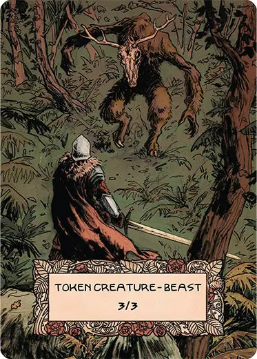 MTG Custom Token Beast v2