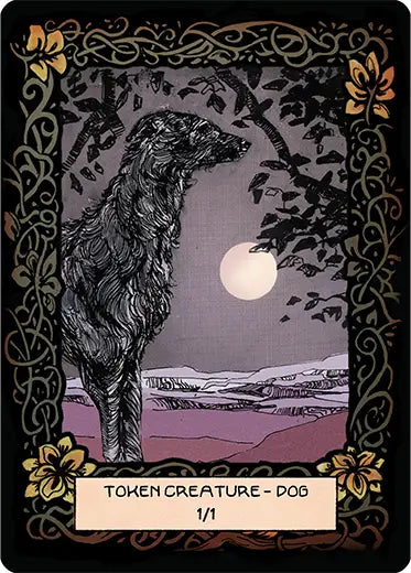 MTG Custom Token Dog