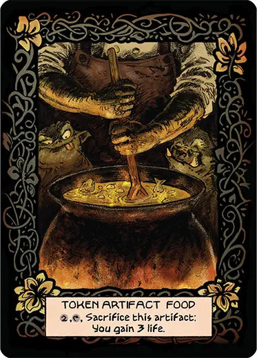MTG Custom Token Food