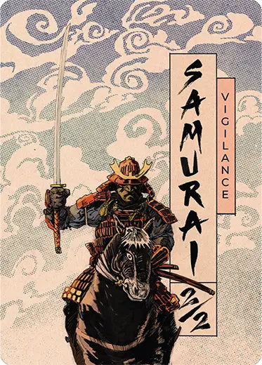 MTG Custom Token Samurai