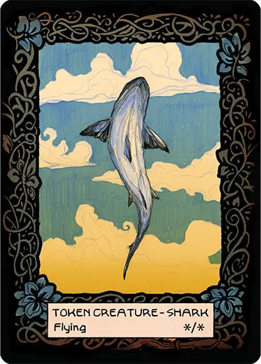 MTG Custom Token Shark