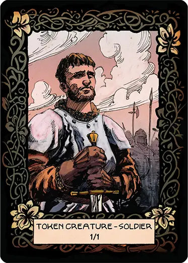MTG Custom Token Soldier