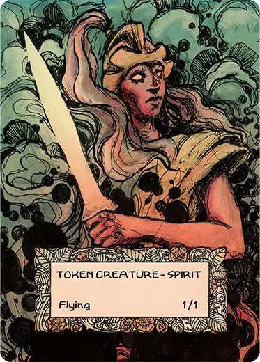 MTG Custom Token Spirit