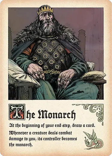 MTG Custom Token The Monarch