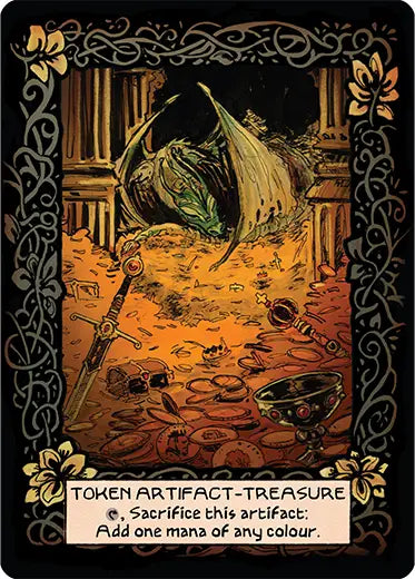 MTG Custom Token Treasure