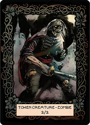 MTG Custom Token Zombie