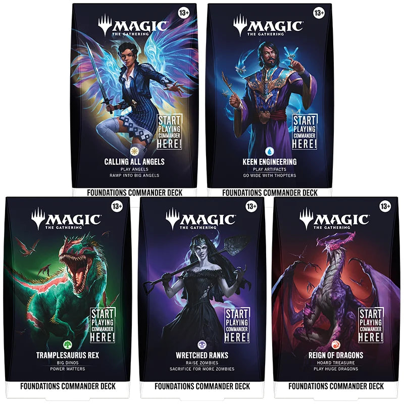 MTG: Reality Fracture - Foundations Starter Commander Deck Set of 5
