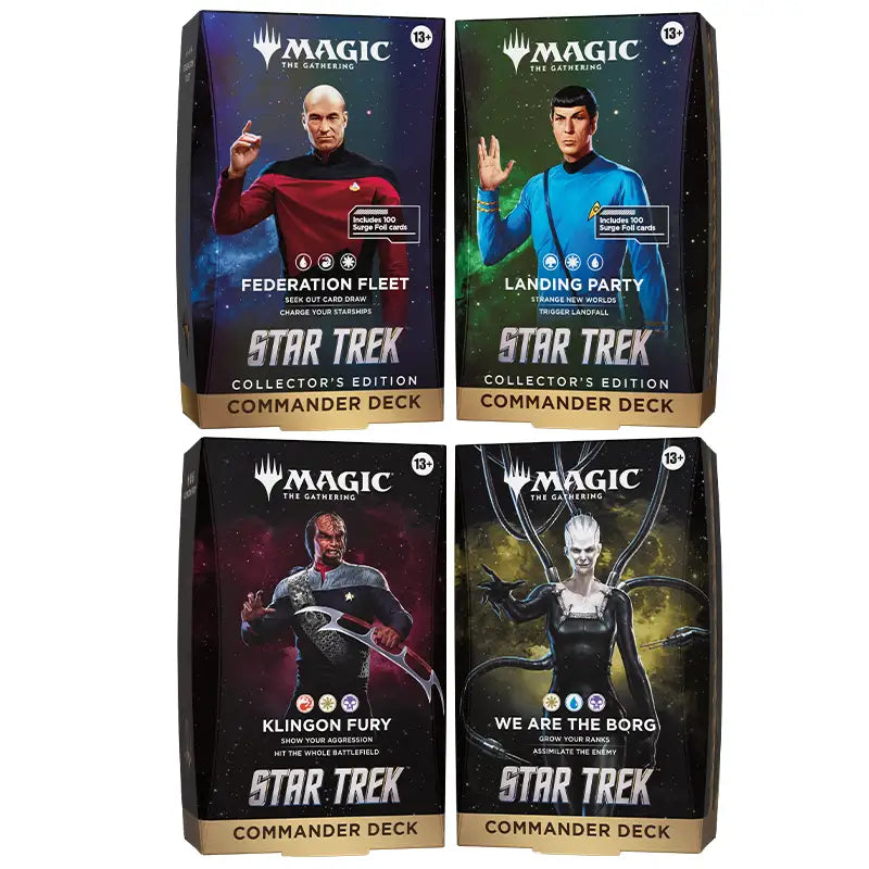 MTG: Star Trek - Set of 4 Commander Decks (PRE-ORDER)