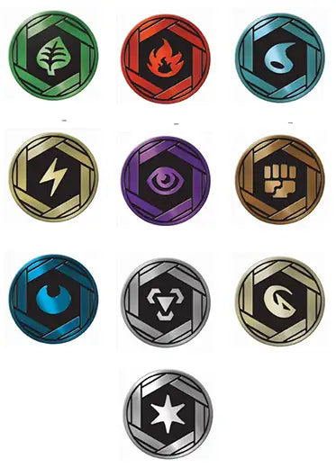 Pokemon 151 Energy Coins