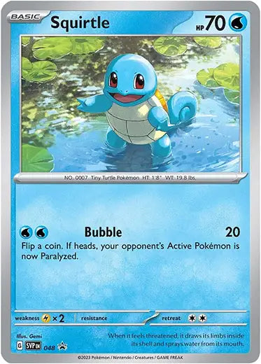 Pokemon TCG: Scarlet & Violet 151 - Squirtle Promo Card