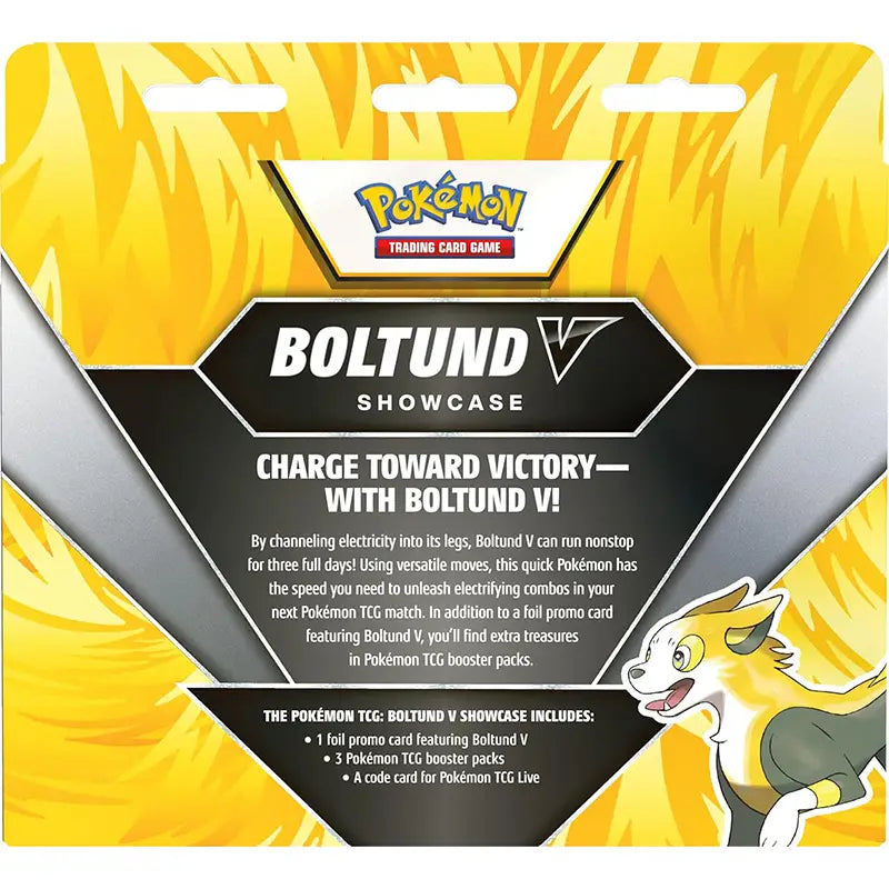 Pokemon TCG: Boltund V Showcase Box Contents