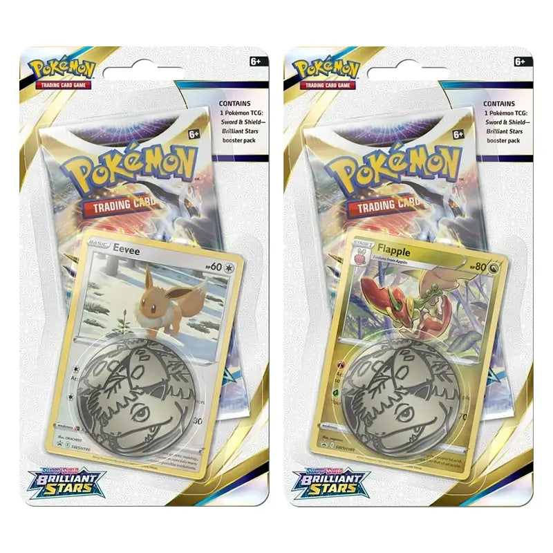 Pokemon TCG: Brilliant Stars - Checklane Blister Pack Set of 2