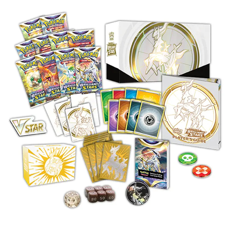 Pokemon TCG: Brilliant Stars - Pokemon Center Elite Trainer Box Contents